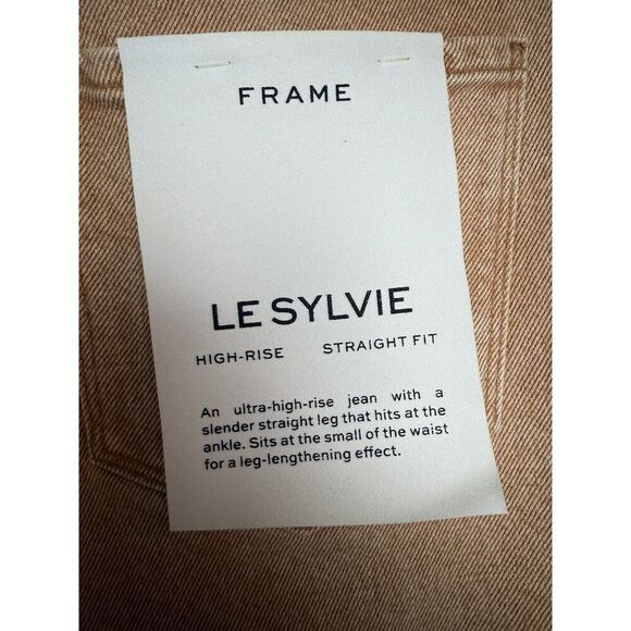 FRAME Le Sylvie Slender Straight Jeans NWT Sz. 25 - Picture 5 of 7